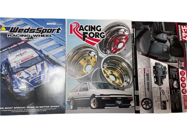 3冊セット WedsSport RACING WHEEL 2025 他 カタログ