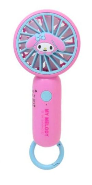 携帯用扇風機 カラビナ付きminiFAN マイメロディ サンリオ ジェイズプランニング ミニファン USB充電 新品