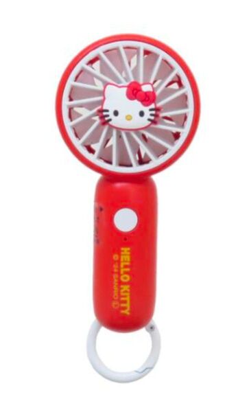 携帯用扇風機 ハローキティ カラビナ付きminiFAN サンリオ ジェイズプランニング ミニファン USB充電 新品
