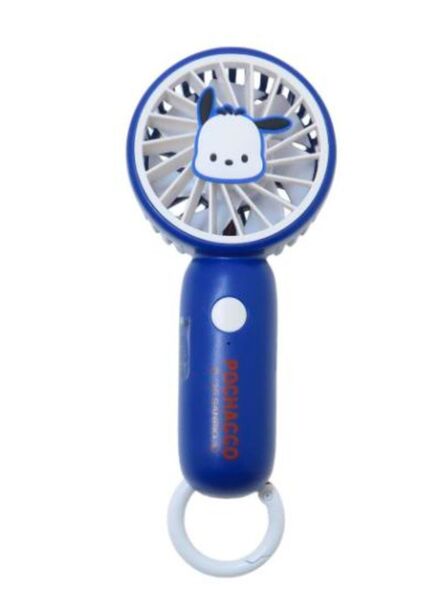 携帯用扇風機 ポチャッコ カラビナ付きminiFAN サンリオ ジェイズプランニング ミニファン USB充電 新品