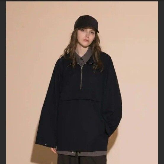 my beautiful landlet ハーフジップシャツ 24SS