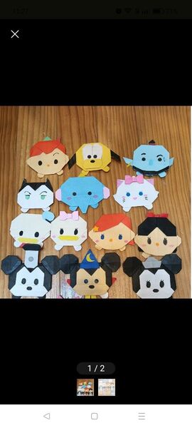 折り紙ハンドメイド 壁面飾り