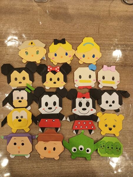 折り紙ハンドメイド 壁面飾り