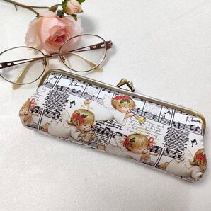 がま口のめがねケース&ぺんケース《天使》