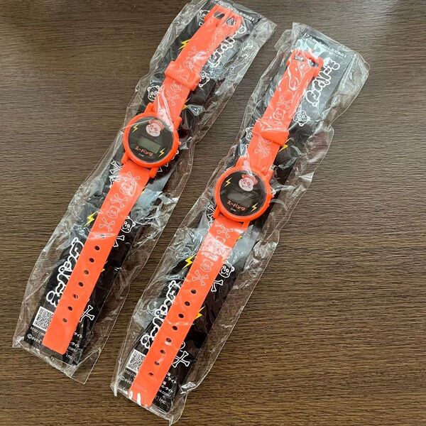 【新品未使用】AAA えーパンダ デザインウォッチ 腕時計 アクセサリー オレンジ アミューズメント景品 グッズ 2個セット