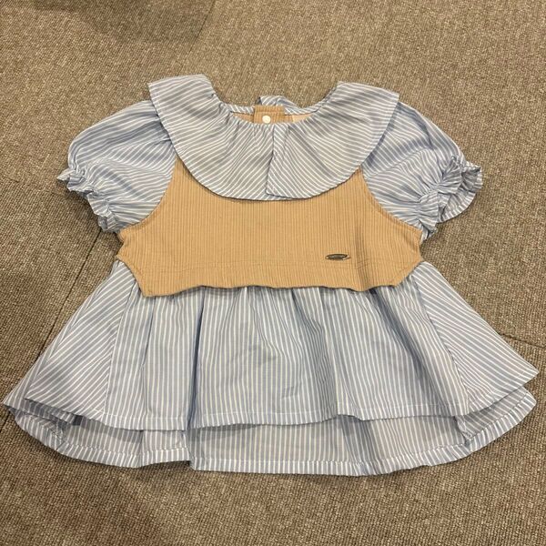 プティマイントップス半袖90cm 半袖 カットソー 女の子 子供服