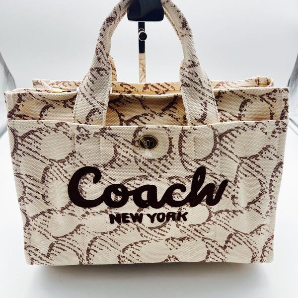 コーチ COACH coach カーゴ トートバッグ ラージ シグネチャー