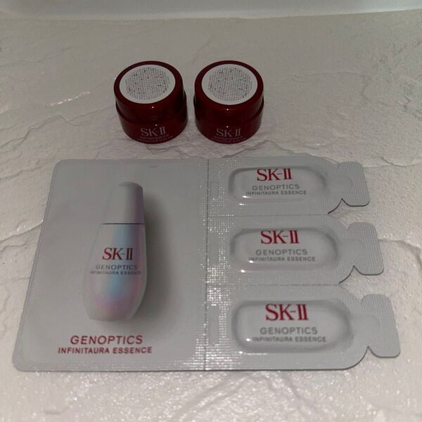 SK-II スキンパワーアドバンストクリーム 美容クリーム ジェノプティクスインフィニットオーラエッセンス 美白サンプル 試供品