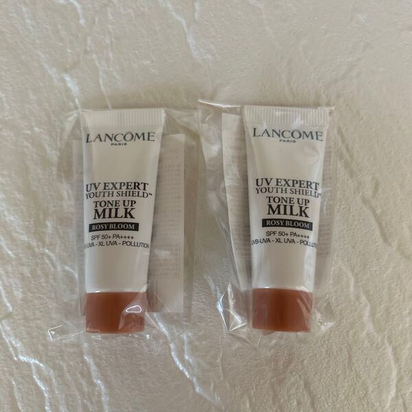 ① ランコム UVエクスペールトーンアップ ローズN 10ml×2 日焼け止め用乳液 化粧下地 メイクアップベース LANCOME