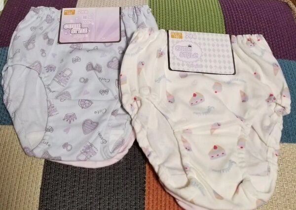 160cm 女の子 ショーツ パンツ 下着 4枚セット 新品未使用品 ショートケーキ ユニコーン