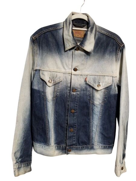LEVI'S リーバイス XLサイズ ユーロモデル デニムジャケット Gジャン ブリーチ加工 70500-04