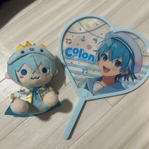 ころん ぬいぐるみ うちわ ストプリ ころんくん ストロベリープリンス マスコット