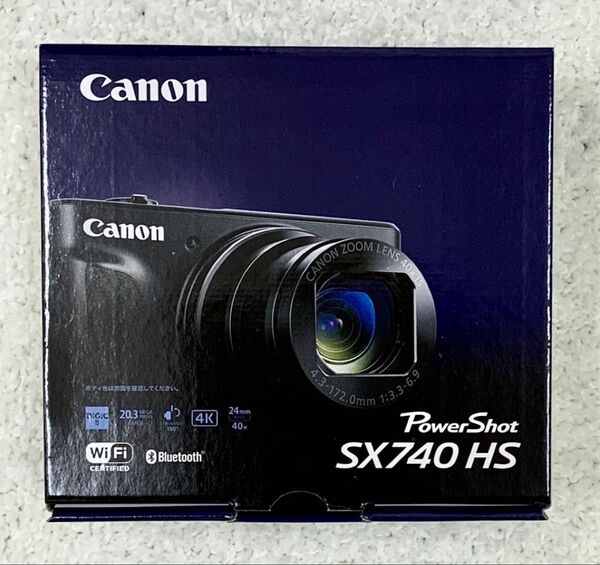 Canon PowerShot デジタルカメラ SX740 HS ブラック 未使用未開封