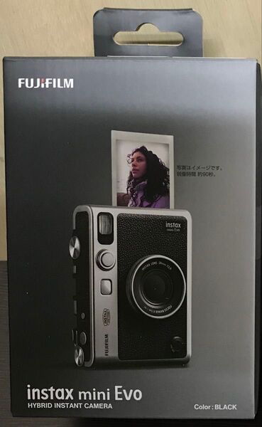 フジフイルム インスタントカメラ instax mini Evo 「チェキ」ブラック
