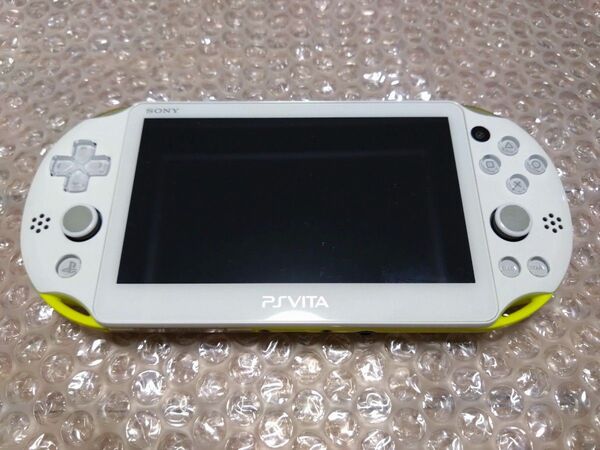 PS Vita Wi-Fiモデル ライムグリーン/ホワイト PCH-2000 SONY PlayStation Vita