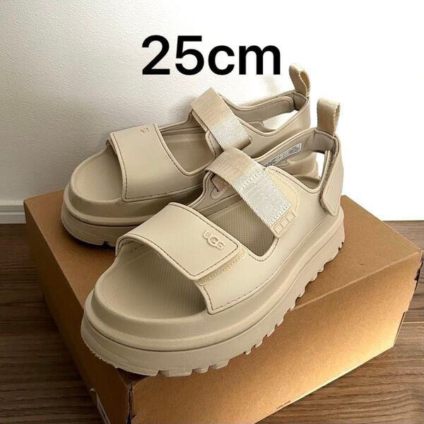 【最終価格です】アグ UGG サンダル ゴールデングロウ 25cm GOLDENGLOW see salt シーソルト