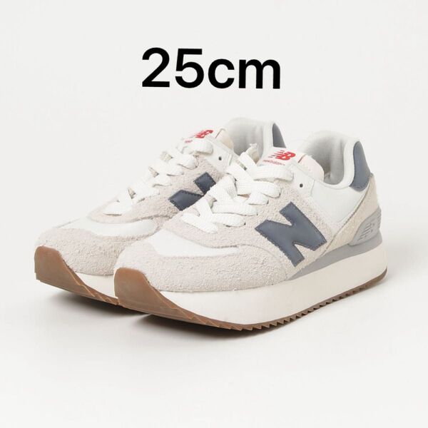 New Balance WL574ZQA LIGHT GRAY ニューバランス 厚底 25cm ライトグレー スニーカー