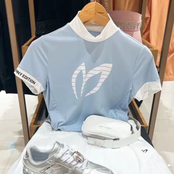 【即発送】ゴルフ マスターバニーエディション レディース トップス 半袖(Mサイズ)