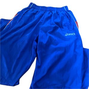asics スポーツパンツ ブルー