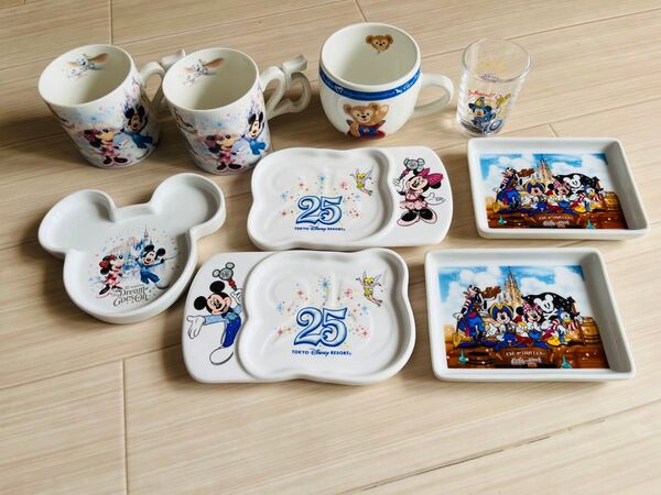 TDR 25周年記念 食器セット まとめ売り ディズニー Disney TDS