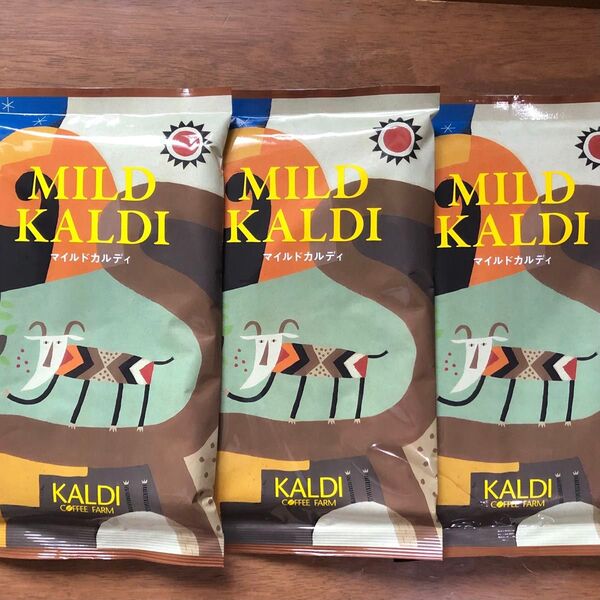 カルディ マイルドカルディ 3袋 KALDI コーヒー粉 中挽 珈琲 マイルドブレンド カルディマイルドコーヒー 中煎り
