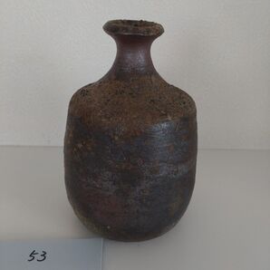 53・備前焼 徳利 とっくり 一輪挿し 箱なし 作家不明