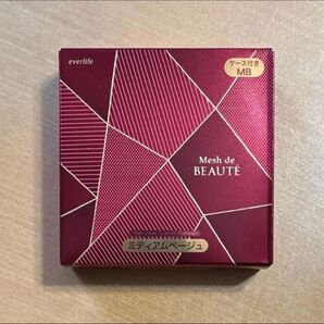 ケース付き エバーライフ 美・皇潤パーフェクト メッシュドボーテ ハイカバークッションコンパクト ミディアムベージュ