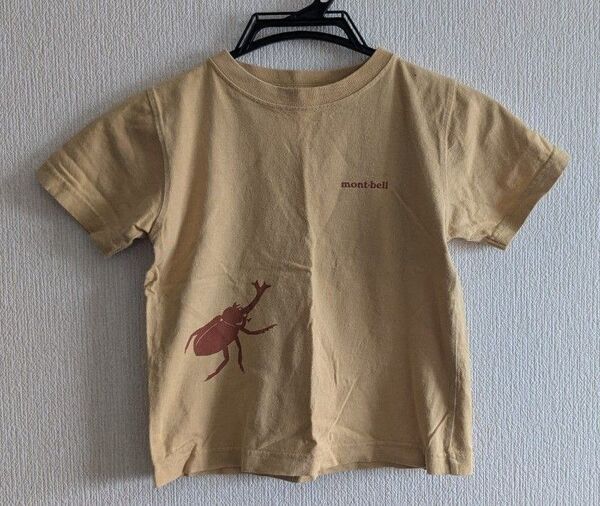 モンベル mont-bell カブトムシ柄 半袖 Tシャツ 120センチ