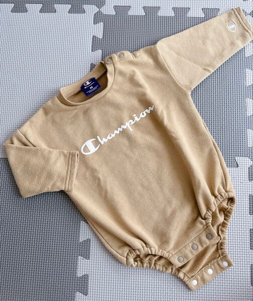 Champion ロンパース ベージュ 80cm ベビー チャンピオン