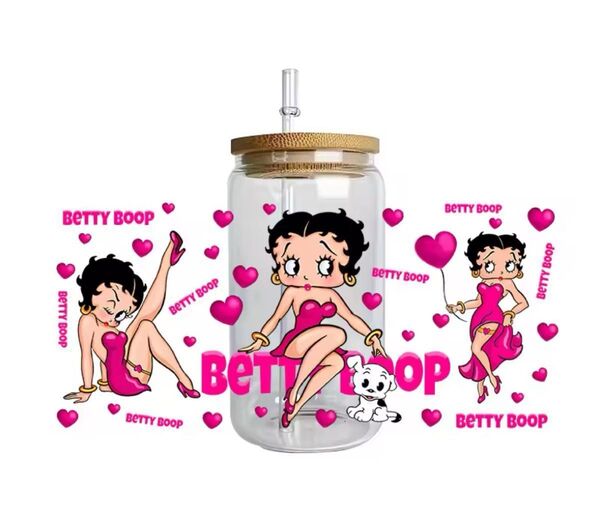 Betty Boop ステッカー ベティちゃん ピンク