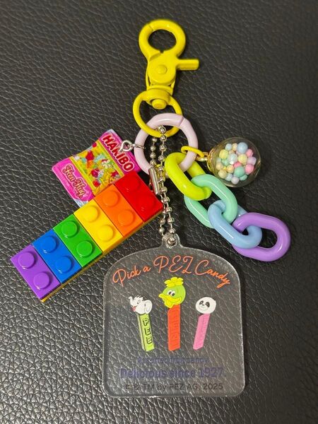 ペッツ じゃらじゃらキーホルダー PEZ バッグチャーム ストラップ ペッツキーホルダー