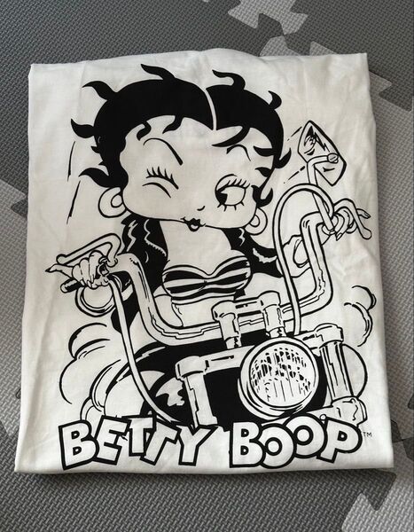Betty Boop ベティちゃん 半袖Tシャツ バイク
