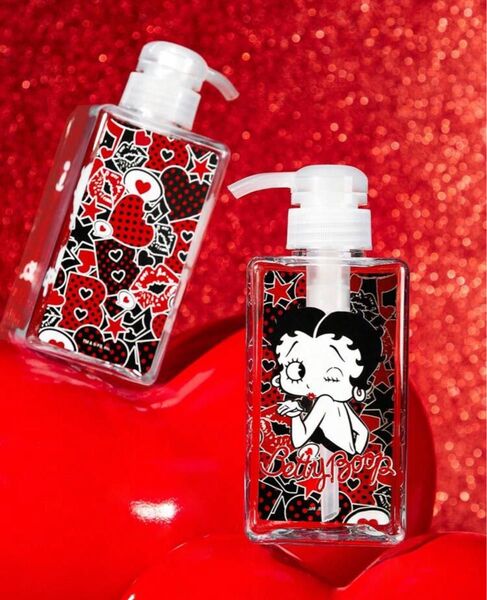 【新品】Betty Boop ポンプ式ボトル ベティちゃん 詰め替え 450ml