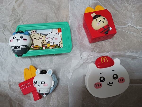 マクドナルド ハッピーセットちいかわ第2弾コンプリート! おもちゃ 4個セット