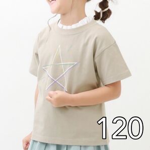 《新品》 devirock キッズ ガールズ 半袖Tシャツ 星 120
