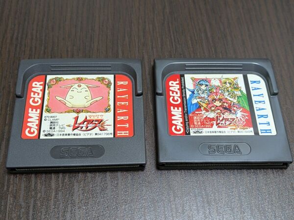ゲームギア 魔法騎士レイアース2本セット