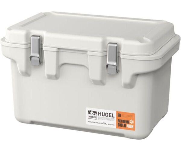 アイリスオーヤマ HUGEL 真空断熱クーラーボックス 20L ホワイトアッシュ VITC-20