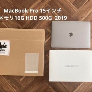 【訳あり品】MacBook Pro 15インチ(2019)元箱付き