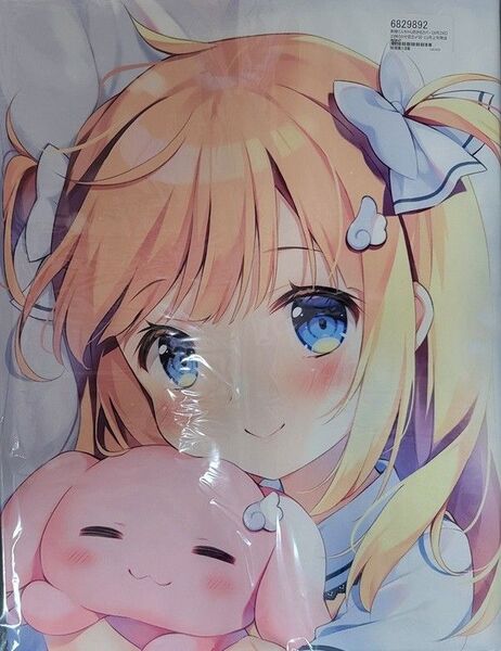 ぱん 制服てんちゃん 抱き枕 はじめての添い寝版 ぱんのみみ