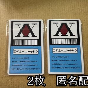 送料無料 即発送 2枚入り HUNTER×HUNTER ハンターライセンス コスプレ