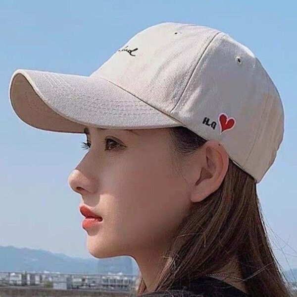 ベージュ 帽子 男女兼用 トレンドキャップ 早い者勝ち韓国 ロゴ メンズレディース キャップ スポーツ アウトドア ゴルフ