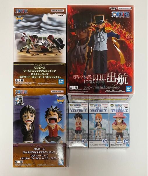 ワンピース 6点セット ニューゲートVSシャンクス、サボ、エニエスロビー1