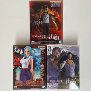 ワンピース フィギュア 3体セット サボ、ビビ、クロコダイル