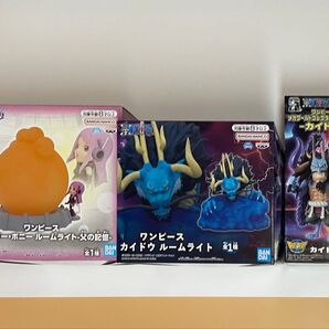 ワンピース3種 ルームライト 2種(ボニー、カイドウ)、フィギュア カイドウ
