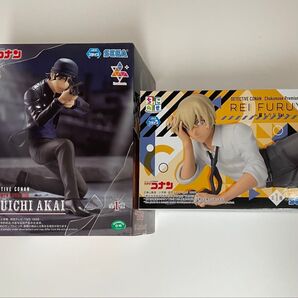 名探偵コナン 2種セット Luminasta赤井秀一、ちょこのせプレミアムフィギュア降谷零