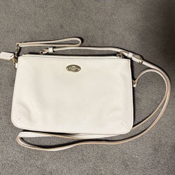 coach ポーチ 斜め掛け COACH クロスボディ ショルダーバッグ オールレザー