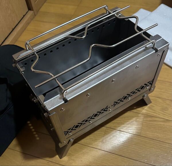 Soomloom キャンプストーブ 薪ストーブ アウトドア キャンプ 収納袋付き コンロ 折り畳み 焚火 焚火台 二次燃焼
