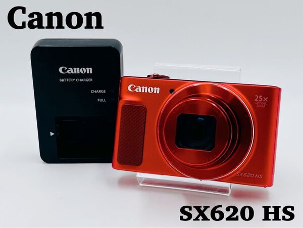 【人気カラー】Canon PowerShot SX620 HS レッド コンデジ