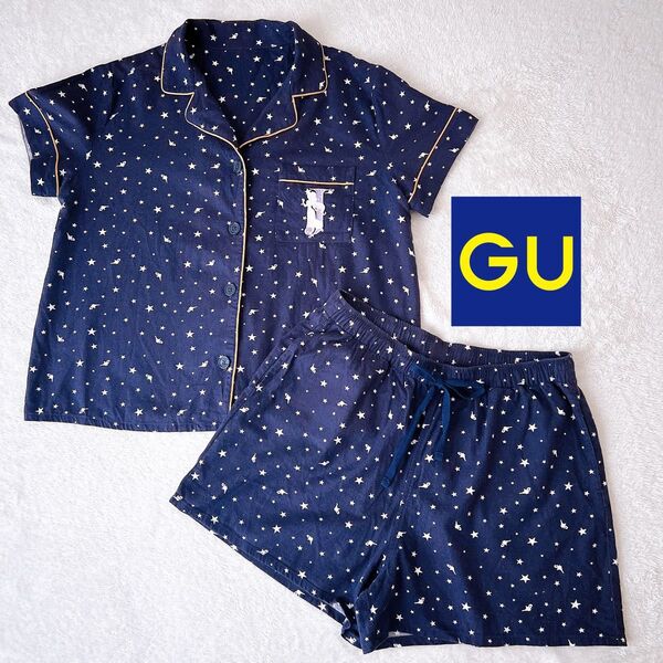 GU 半袖パジャマ ジャスミン セットアップ ディズニー ルームウェア