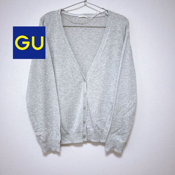 GU UVカット Vネック レディースカーディガン XXL 長袖